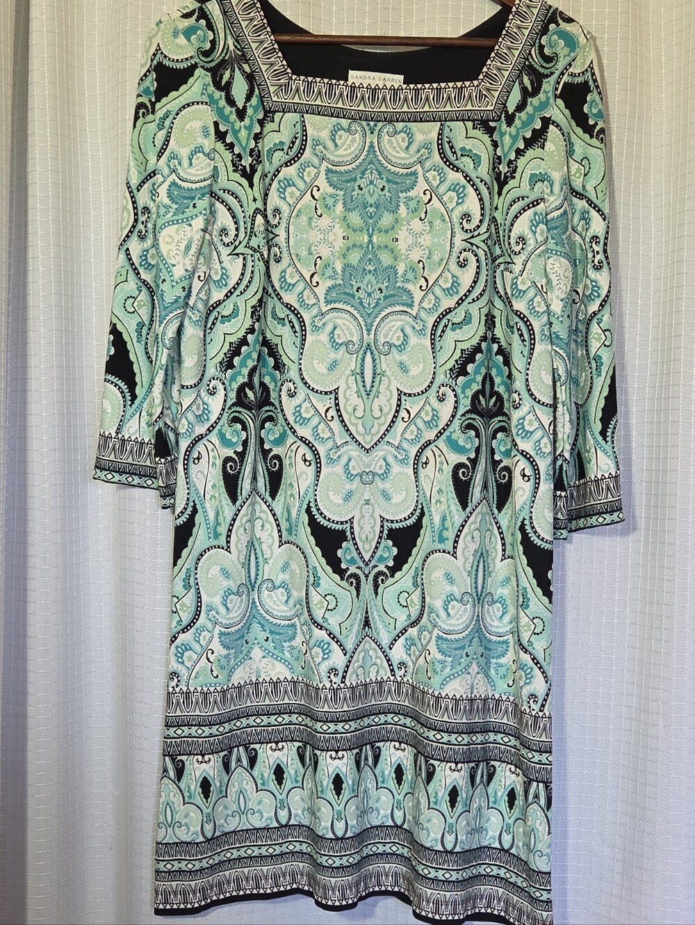 Sandra Darren Sheath Dress Knee Length Size Medium